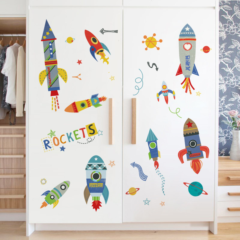 纸柜子翻新墙纸自粘儿童房墙面装饰门纸卡通墙画,淘宝优惠券,粉丝福利购,淘宝优惠卷