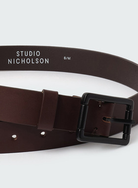 STUDIO NICHOLSON中性简约皮带腰带
