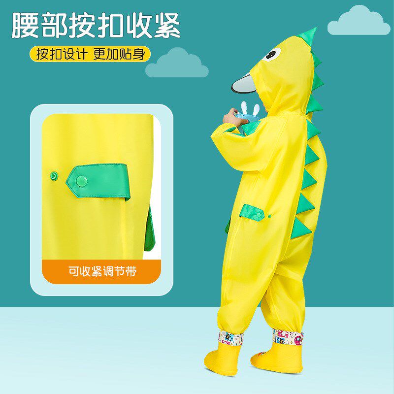 儿童连体雨衣雨裤套装全身防雨服男童女孩幼儿园宝宝2024新款雨C - 图2
