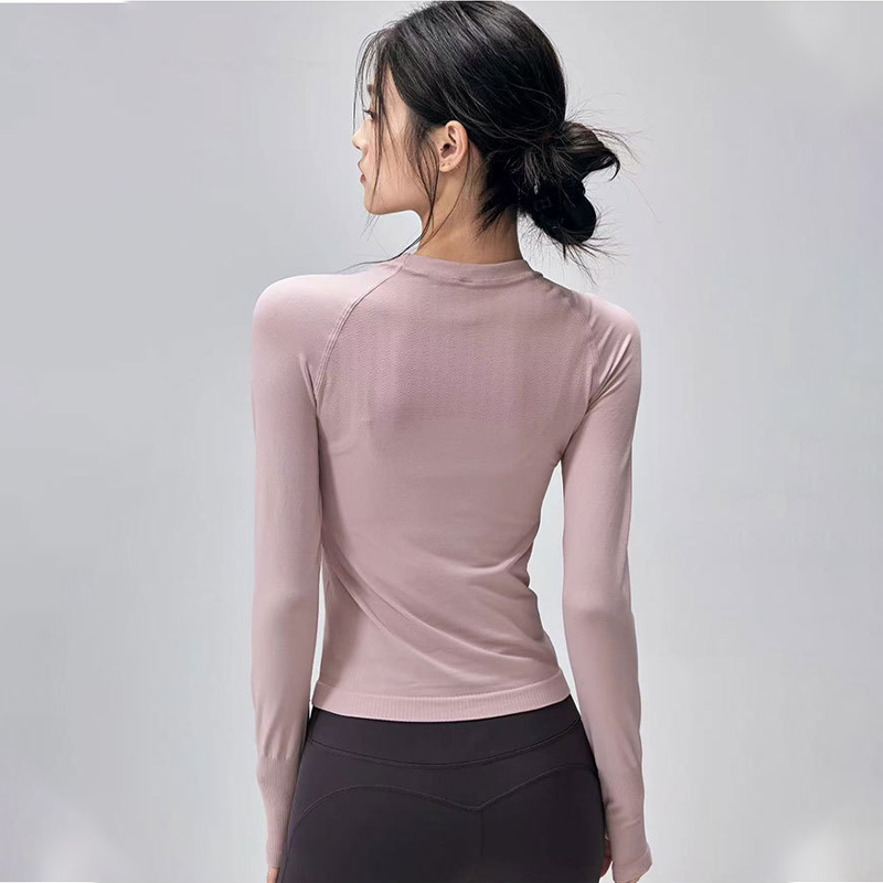 ALOACTIVE修身瑜伽T恤女长袖亲肤舒适显瘦紧身衣速干运动健身上衣,淘宝优惠券,粉丝福利购,淘宝优惠卷