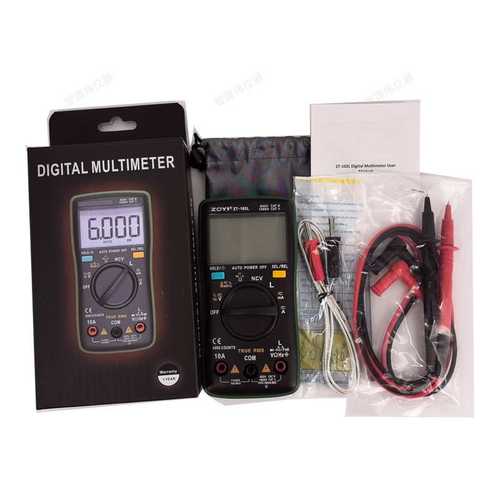 众仪ZT-102L电感万用表 高精度电感60H电流表数字电容表电阻表 - 图2