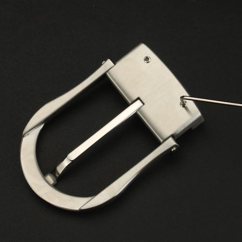 男士皮带扣头 针扣腰带卡子商务配件 不锈钢裤带头3.8 3.9cm内径 - 图3