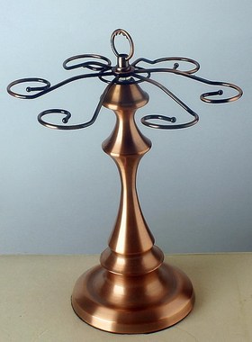 欧式高端红酒杯架倒挂悬挂吊铁艺D创意杯架摆件家居餐厅高脚杯架