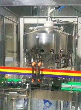 全自动液体定量负压灌装机器设备回转式酱油醋白酒类罐装机生产线