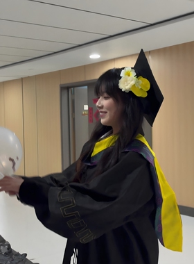 蝴蝶兰学士帽饰品簪花发夹装饰