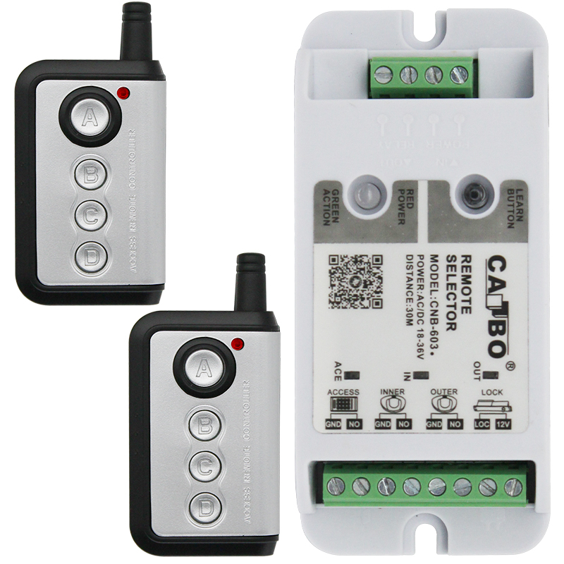 感应门无线遥控钥匙自动门多功能扩展器电动玻璃门门禁控制模块 - 图2