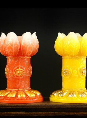 八吉祥金黄色手摇底座仿玉佛像底座莲台莲花座 包邮