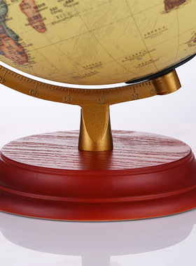复古地球仪模型摆件欧式怀旧书房客厅家居装饰品创意台灯照明灯