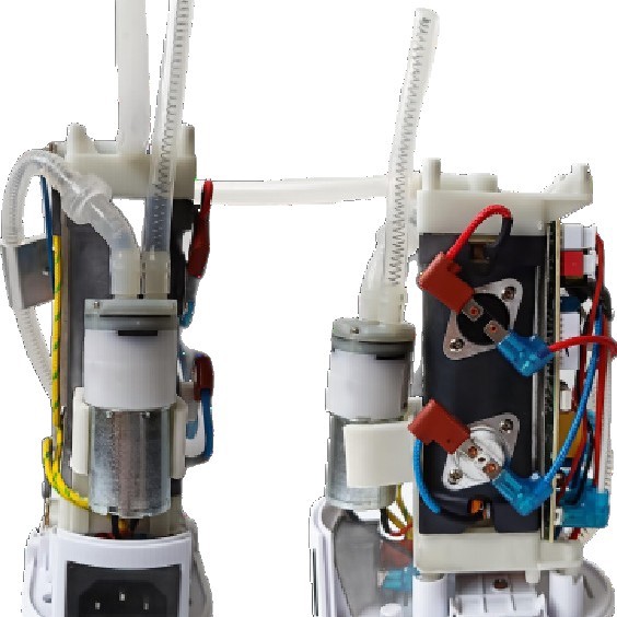 Integrated instant hot nanomembrane household water dispenser
