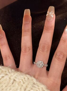 指环戒轻奢爆款百搭简约食指新款