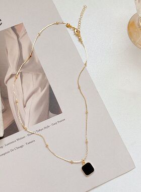 锁骨几何简约气质吊坠时尚复古