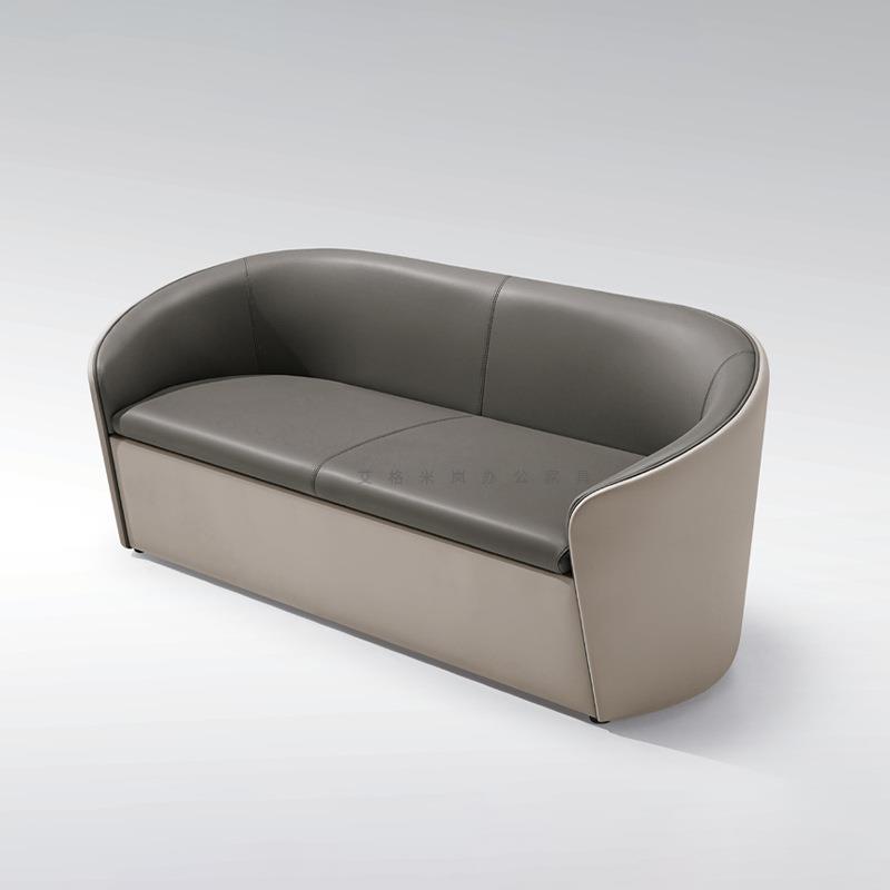 现代简约办公沙发接待洽谈区休闲沙发创意组合商务经理办公室沙发 - 图2