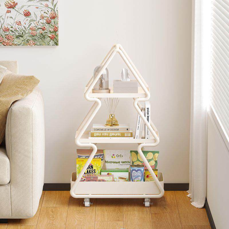 圣诞树客厅几可简约移动小推车创意沙发柜带收纳茶几床头置物架,淘宝优惠券,粉丝福利购,淘宝优惠卷