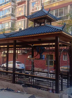 一体仿古瓦树脂瓦片屋檐装饰瓦塑料瓦屋顶围墙瓦琉璃瓦青瓦复古