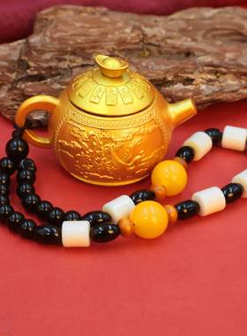 新款龙凤呈祥把把胡转转金元宝手把件金属工艺品桌面解压摆件