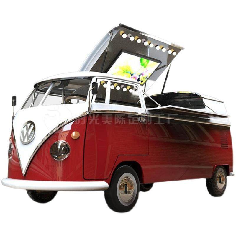 复古t1餐车商用移动多功能美食小吃摆摊车网红奶茶咖啡售卖车,淘宝优惠券,粉丝福利购,淘宝优惠卷