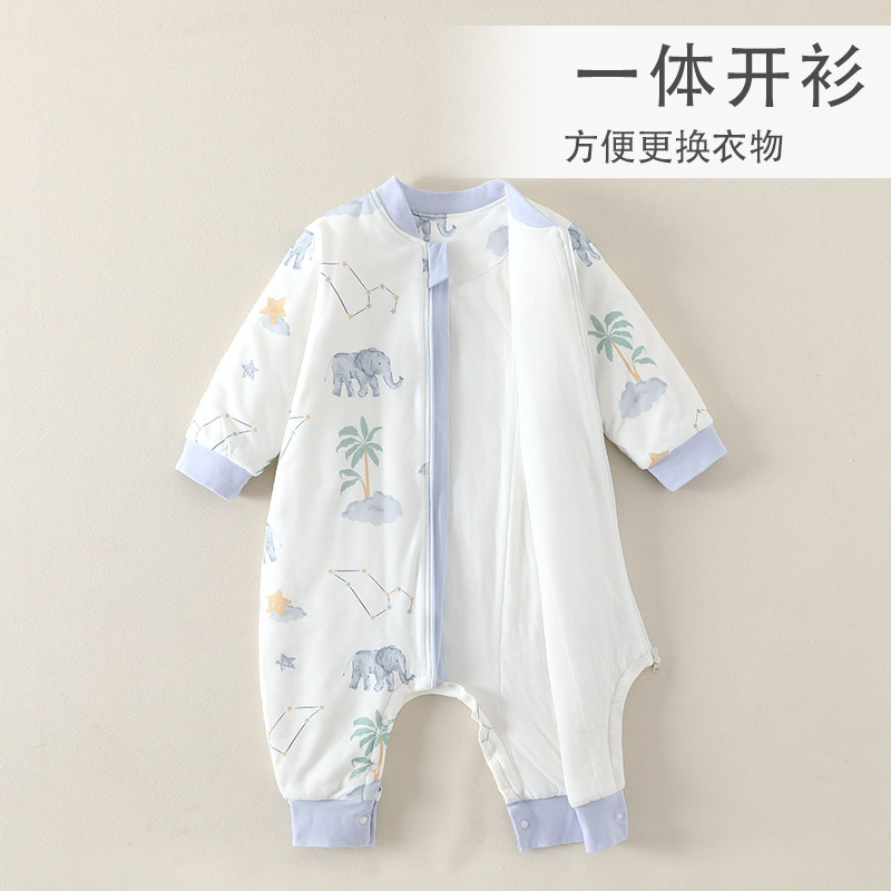 婴儿睡袋秋冬夹棉男女宝宝纯棉分腿睡袋新生儿保暖恒温加厚防踢被,淘宝优惠券,粉丝福利购,淘宝优惠卷