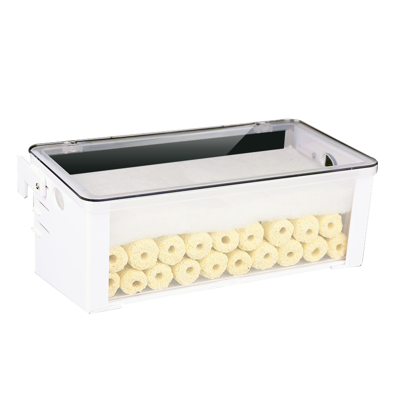 静音乌龟缸过滤器水幕式水泵低水位吸粪顶部滴流盒过滤盒鱼缸上置 - 图3