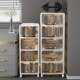 Source material factory storage cabinet Home bedroom living room plastic storage transparent integrated living room