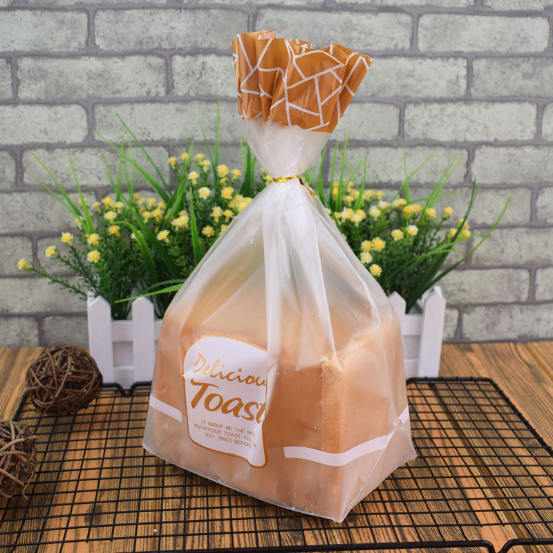 烘焙包装袋450克模具吐司袋子加厚磨砂方包方底面包袋切角袋100个,淘宝优惠券,粉丝福利购,淘宝优惠卷