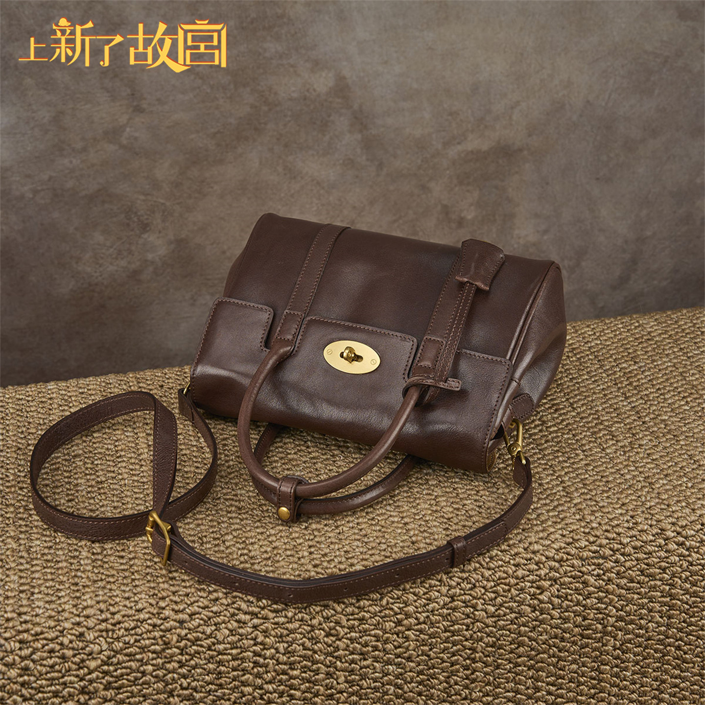 上新了故宫御猫说复古真皮手提包大容量公文包单肩斜挎波士顿包女,淘宝优惠券,粉丝福利购,淘宝优惠卷