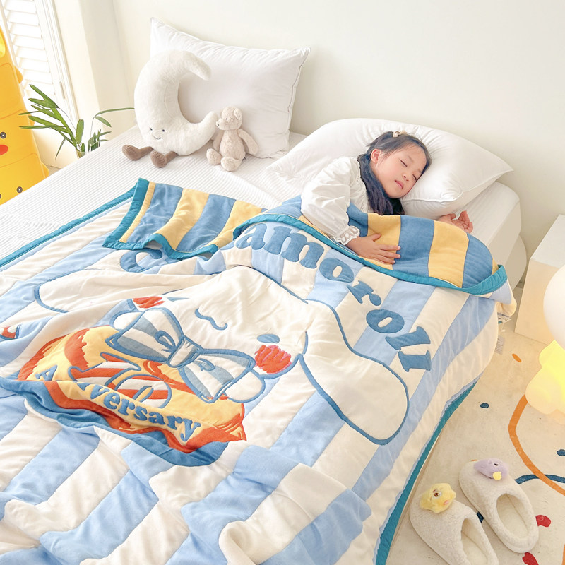 十层纱布毛巾被儿童n婴儿盖毯春秋面包被宝宝幼儿园午睡小毯子,淘宝优惠券,粉丝福利购,淘宝优惠卷