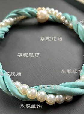 铜合金项炼 【麻花炼套装】2025定制夏新品旅游配饰懒.人丝巾项炼