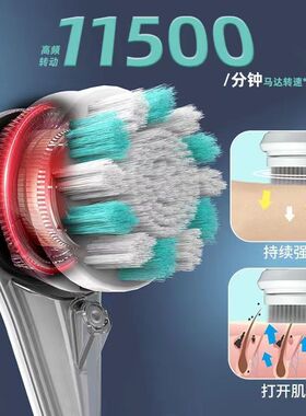 电动洗澡刷懒人搓背洗p澡搓灰刷子神器全自动后背长柄搓澡沐浴刷