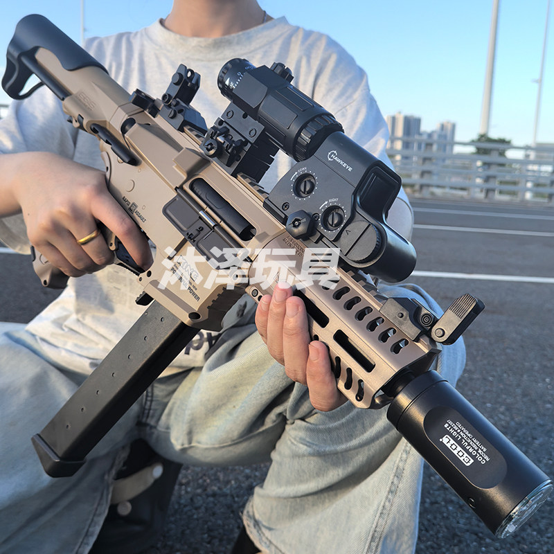 乐辉ARP9电动连发冲锋枪水晶玩具儿童男孩自动仿真专用软弹突击枪