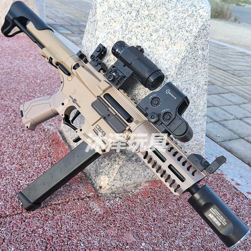 乐辉ARP9电动连发冲锋枪水晶玩具儿童男孩自动仿真专用软弹突击枪