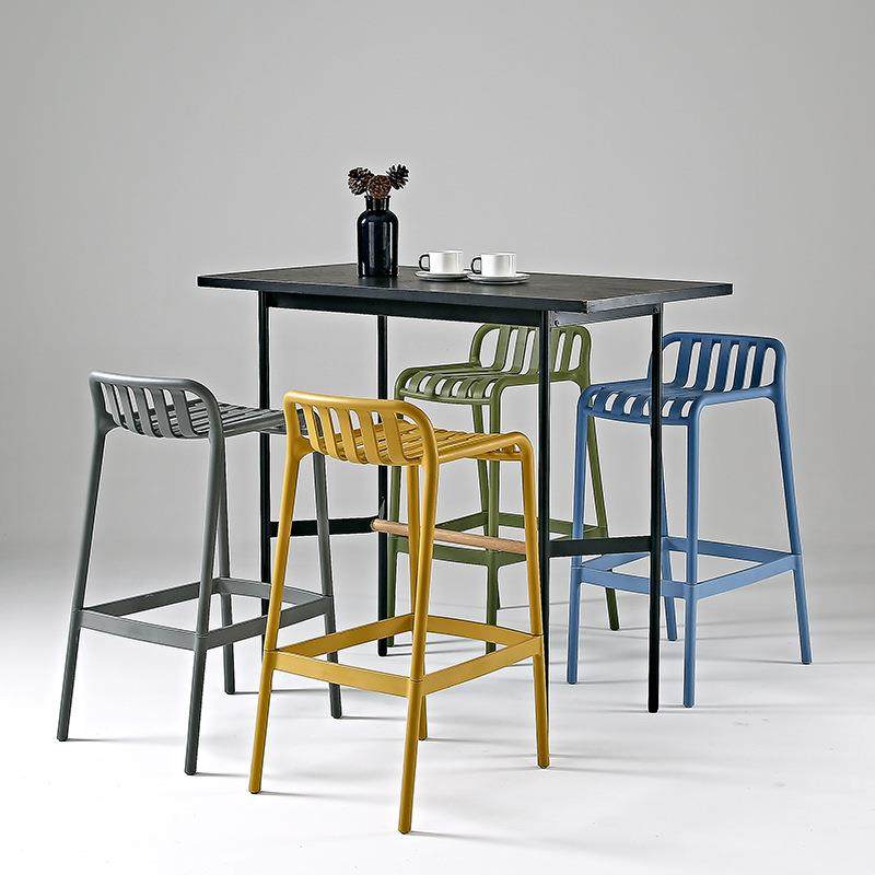北欧简约塑料花园吧椅网红等位家用可拆装户外设计师创意高脚凳,淘宝优惠券,粉丝福利购,淘宝优惠卷