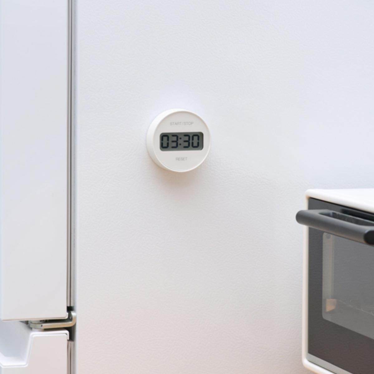 磁吸计时器带时间显示功能厨房家用提醒器定时器,淘宝优惠券,粉丝福利购,淘宝优惠卷