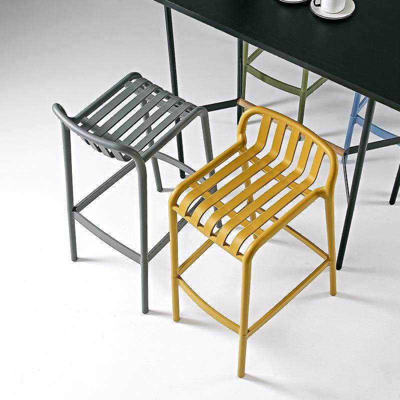 北欧简约塑料花园吧椅网红等位家用可拆装户外设计师创意高脚凳,淘宝优惠券,粉丝福利购,淘宝优惠卷