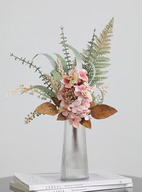 高档轻奢帝王花干花仿真花假花摆设客厅茶几餐桌花艺摆件装饰品