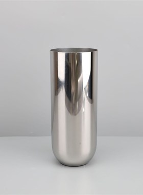 欧式创意不锈钢花器样板房售楼部卧室书房客厅桌面玄关饰品摆件