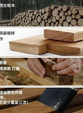 实木大板双人电脑桌台式卧室家用办公桌大长书桌工作台两人电竞桌