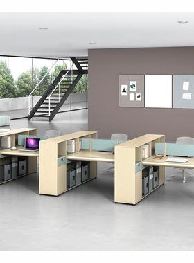 办公家具员工电脑桌六人位文件柜隔断财务办公室桌子职员办公桌