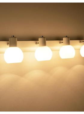 美式镜前灯卫生间化妆间防水防雾简约镜柜led灯可免打孔镜前壁灯