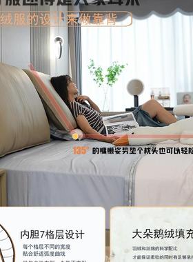 悬浮床现代简约耳朵2米x2米2主卧大床意式极简齐边双人床