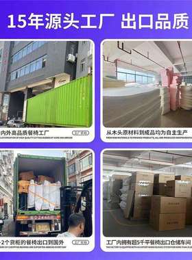 北欧现代简约家用实木椅子书桌椅意式轻奢设计师靠背椅实木餐椅