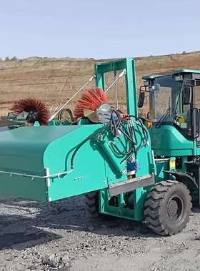 铲车改装扫地车渣土沙石隧道砂厂料厂搅拌站工程工地煤场清扫车