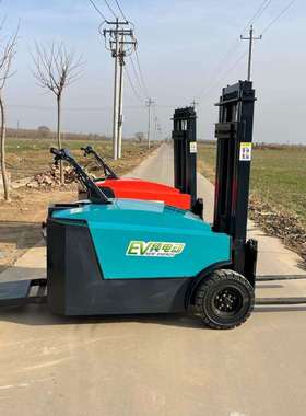 电动叉车小型1吨站驾式库房装卸搬运车站立式无腿升降电动小叉车