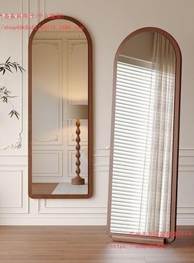 全身镜落地镜家用女生卧室穿衣镜感网红拱形试衣镜挂墙大镜子