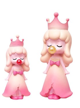 梦幻少女心车载h摆件吹泡泡女孩树脂工艺品蛋糕装饰创意生日礼物