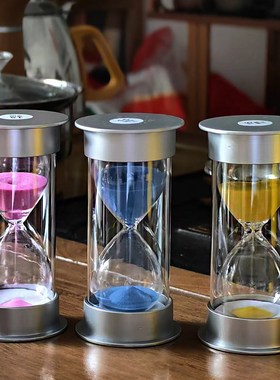 银款定制沙漏5/6/8/12/18/28/35分钟计时器专业工厂定制厂家直发