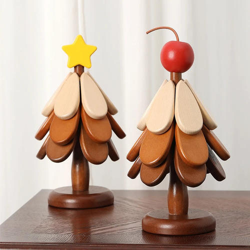 与西创意隔热垫圣诞树树杯垫餐桌摆件创意家用防烫耐高温杯碗垫 - 图1