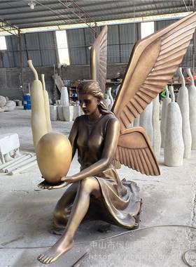 玻璃钢雕塑定制厂家园林景观装饰大型卡通人物公仔吉祥物落地摆件