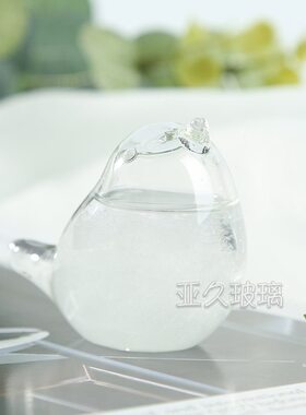 甄选创意天气预报 迷你小鸟风暴情人节礼物玻璃工艺礼品
