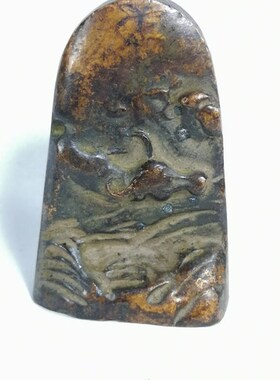 九香缘仿古铜器老l铜摆件印章复古文房印章家居室文玩摆件用品