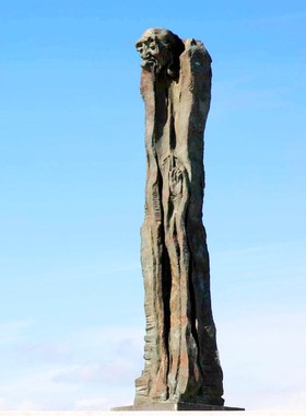 抽象艺术人物玻璃钢仿铜雕塑户外园林景观大型铸铜金属地标雕像